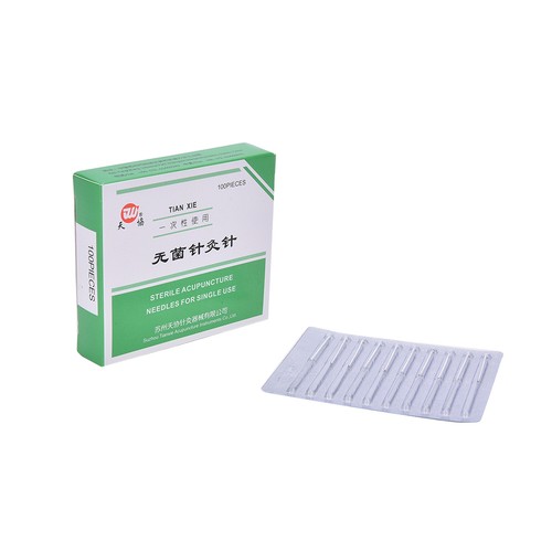 New 1Pk 100 Authentic Acupuncture Needles  25mm x0.25 S- JF - Foto 1 di 8