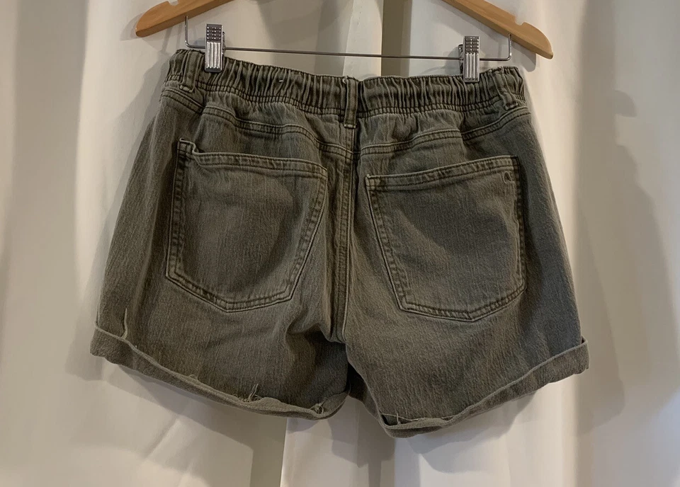 American Eagle Shorts Womens 4 Army Green Drawstring Cargo Utility Stretch - Image 3 of 3