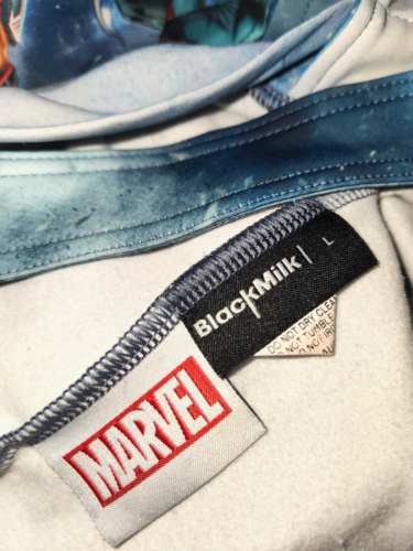 BlackMilk Disney Marvel Avengers Assemble Short Overalls Size Large L - Picture 6 of 6
