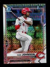 2021 1st Bowman Chrome Prospects MEGA Box MOJO Refractor #BCP-149 Ivan Johnson