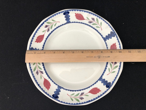 Adams Ironstone Lancaster Dinner Plates 10.25" Made in England, Set of 4 - Picture 4 of 7