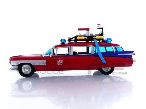 JADA TOYS 1/24 - CADILLAC TRANSFORMERS GHOSTBUSTERS AMBULANCE ECTO-1 - 1959 3546 - Imagen 3 de 6