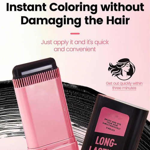 Instant Hair Color Stick ,Waterproof SweatProof Hair Dye Stick At One Time UK - Picture 3 of 12