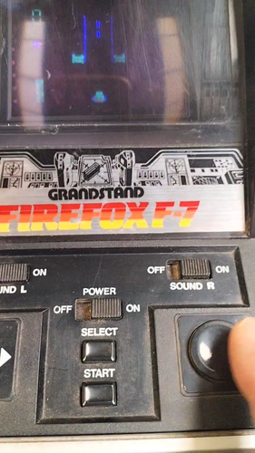 Vintage Electronic Video Game - Grandstand Firefox F-7 - Epoch - Retro -Runs -AF - Video 1 of 1