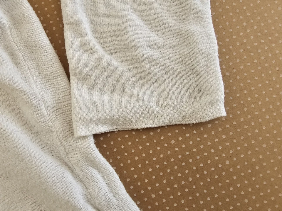 Suéter Vintage Mujer Mezcla Lana Bolsillo Frontal Grande Hecho en Italia Talla Grande Foto 3 de 4