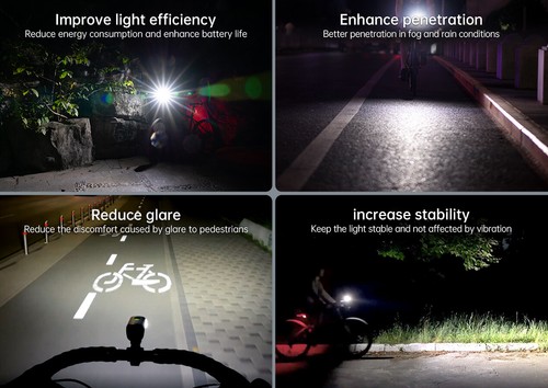 Ravemen K1000 Luce Anteriore Bici Faro Bicicletta Fanale Ricaricabile 4000mAh AI - Picture 12 of 22