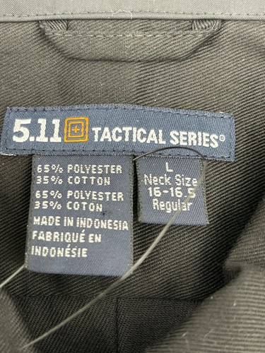 NWT ~ 5.11 Tactical Series Mens Patrol Duty Uniform B-Class Shirt ~ Sz L BLACK - Picture 3 of 10