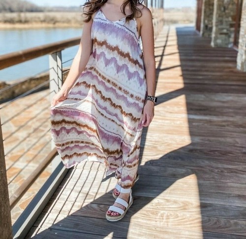 MAXI ABITO PICCOLO INFINITO LuLaRoe ~STAMPA TIE DYE~ Tg 4-6; Collezione Resort - Foto 3 di 9