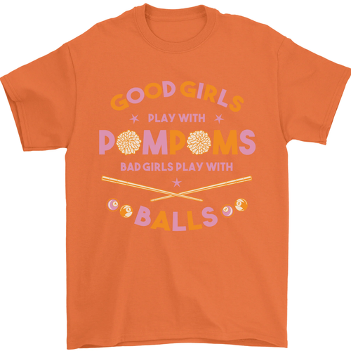 Bad Girls Play With Pool Balls 9-Ball Mens T-Shirt 100% Cotton - Picture 77 of 106