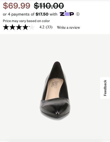 Franco Sarto Frankie Black LE New Size 8M 🇨🇳 - Picture 6 of 14