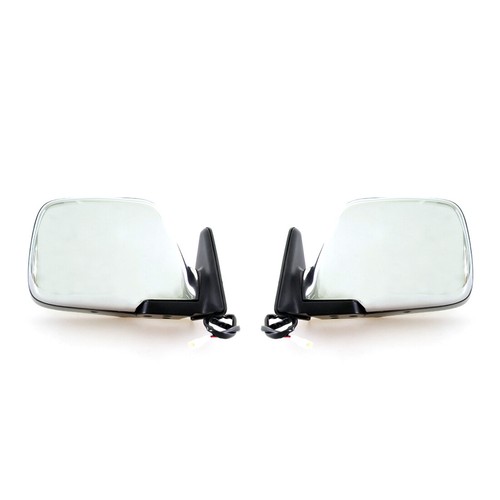 Chrome Electric Door Mirror 90-98 Fit Toyota Landcruiser 80Series FJ HDJ HZJ FZJ - Foto 2 di 6