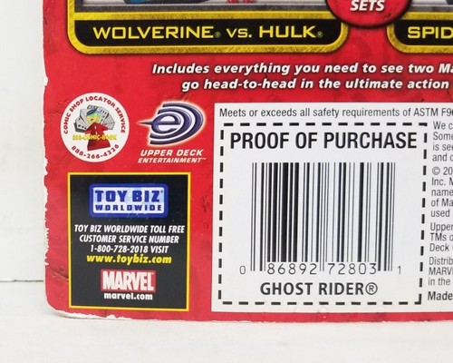 ToyBiz 2005 4" Marvel Super Hero Showdown "Ghost Rider" Booster Pack Figura LEER - Imagen 21 de 24