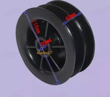 1pc new Forklift Double Slot 20mm Tubing Pulley Fit For Heli 3T