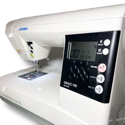 Máquina de coser computarizada JUKI GRACE100 HZL-G100 LCD pie de rosca automática Ctrl - Imagen 6 de 7