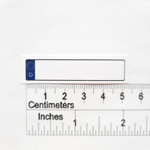 RC 1/10 License Plate Scale Sticker Decal Drift Car Onroad Body Licence Number - Picture 229 of 240