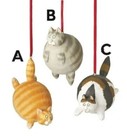 Fat Cat Ornaments