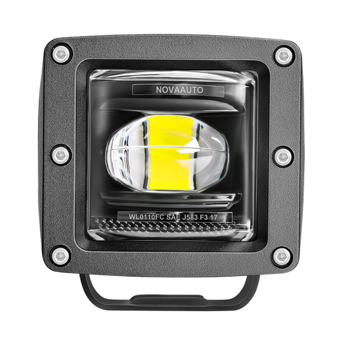 Para Ford F-250 Super Duty 2023-2024 2x3" SAE LED cubo vainas de luz antiniebla todoterreno DOT - Imagen 14 de 14