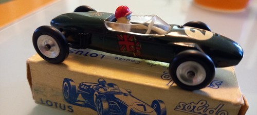 SOLIDO 118 Lotus 18 Formula 1 Car Original 1960 release 1/43 (like Corgi) - Picture 6 of 16
