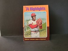 1975 Topps Bob Gibson #3 St. Louis Cardinals HOF VG-EX 
