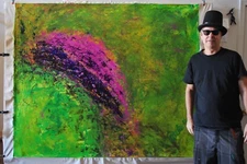 Mark W. Little, Original, Authentic, 72” X 60” Acrylic, Abstract, POP Art, Giant