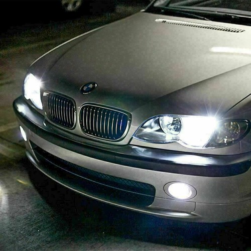 White 9006 HB4 LED Front Fog Light Bulbs For BMW 323i 325i 330i M3 Coupe E46 E60 - Bild 11 von 12