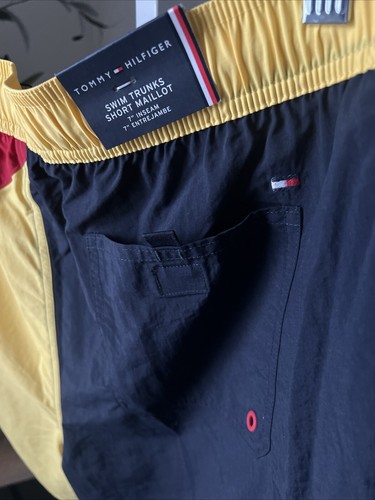 NWT Tommy Hilfiger Men's Swim Trunks XL Vintage Style Swim Trunk 7" Inseam - Picture 8 of 8