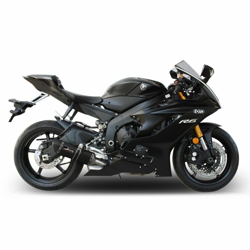 Silencieux échappement DEVIL evolution YAMAHA YZF-R6 2017 2018 2019 2020 moto