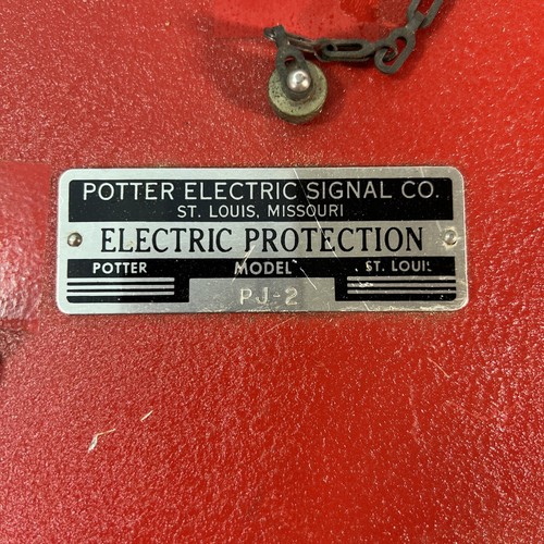 Potter Electrical Signal Co PJ-2 McCullough Alarm Transmitter Fire Alarm Clock - Picture 2 of 12