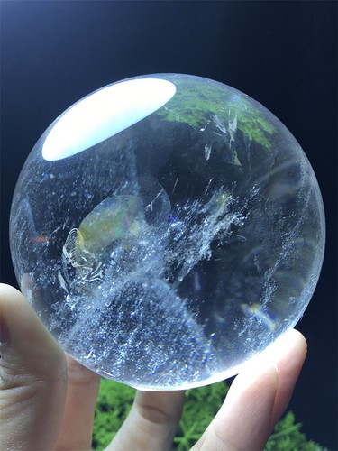 1.88LB Top Natural Clear quartz ball Healing Sphere Crystal Sphere reiki decor - Foto 3 di 6