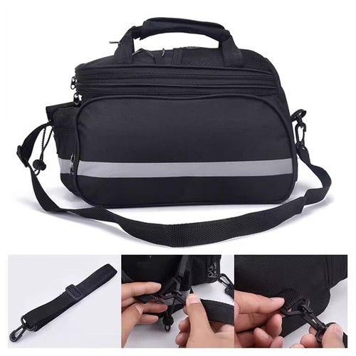 Waterproof Bicycle Rear Rack Seat Bag Bike Cycling Storage Pouch Trunk Pannier - Picture 9 of 20