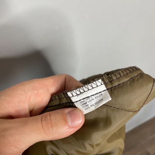 Bob Allen Herren Nylon gesteppt Schießen Jagd Futter Jacke Größe L Made in USA - Bild 10 von 10