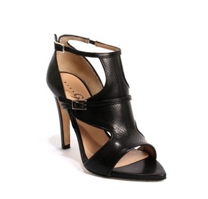 Gibellieri-3366ab-Black-Dot-Perforated-Leather-Lady-Cat-Sandals-39-US-9