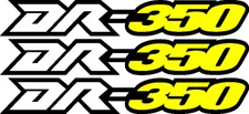 DR350 Dr 350 Yellow Swingarm Stickers Decals Graphics airbox tank dirtbike 7"
