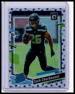 2023 Panini Donruss Optic Zach Charbonnet Rated Rookie Stars Prizm #294 Seahawks