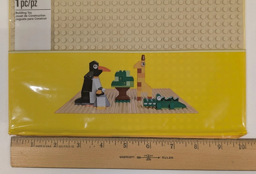 New Lego Classic Sand Baseplate (10699) Factory Sealed 10" X 10" - Picture 8 of 8