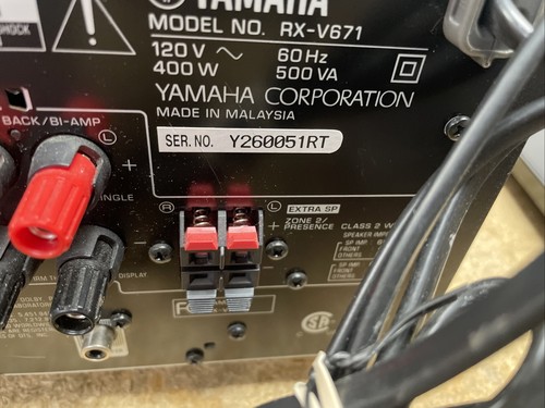 Yamaha RX V671 Natural Sound AV Receiver getestet HDMI  - Bild 12 von 12