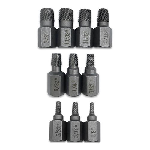 Screw Extractor Kit Damaged Screw Remover Set Easy Out Drill Bits Bolt Stud 10Pc - Picture 5 of 6