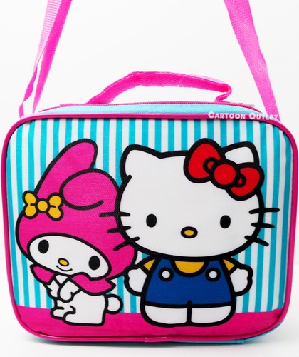 Sanrio Hello Kitty Melody Lunch bag Lunch Snack Tote Bag Lunchbox Insulated Gift - Picture 7 of 9