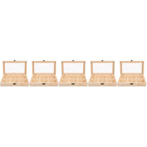 5 Count Aufbewahrungsbox Für Teebeutel Teebeutelhalter Mit Deckel - Bild 5 von 12