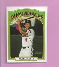 2021 Topps Heritage Ketel Marte #83 Arizona Diamondbacks