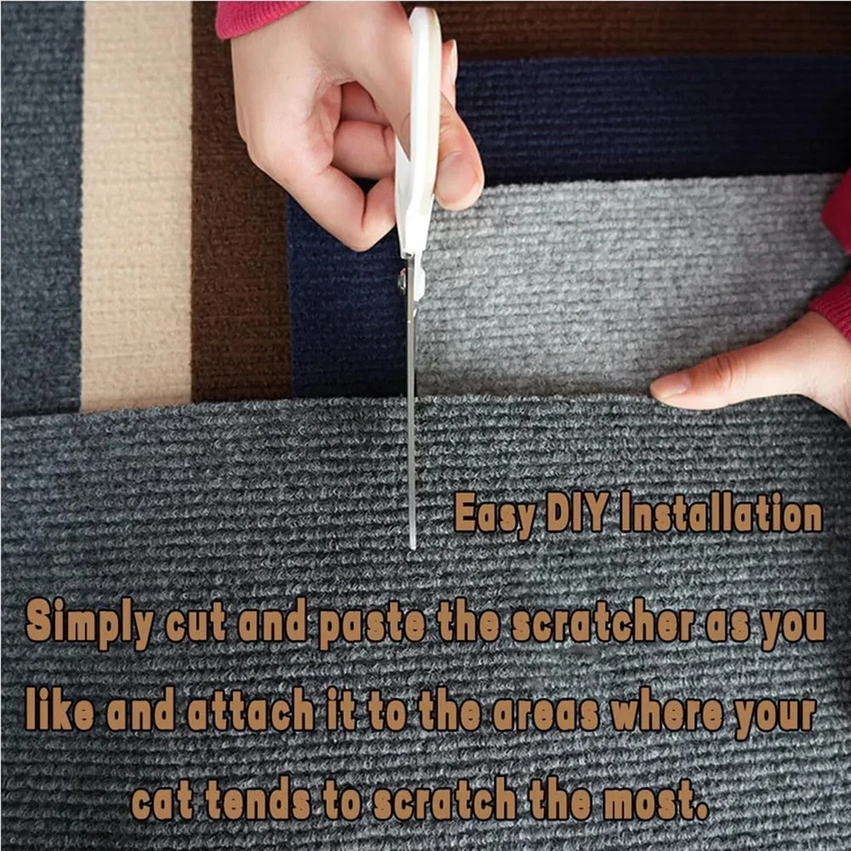 Cat Scratch Furniture Protectors | Cat Claw Protector Mat | Cat Scratching Mat - Image 3 of 4