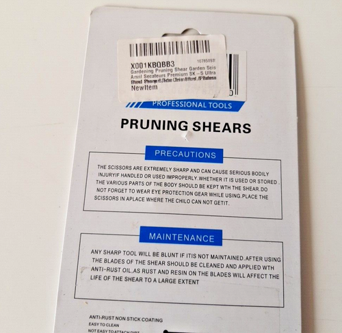 Fruit Tree Garden Pruning Shears - Small Branches Fruit Pruning Grape Pruning - Picture 7 of 11
