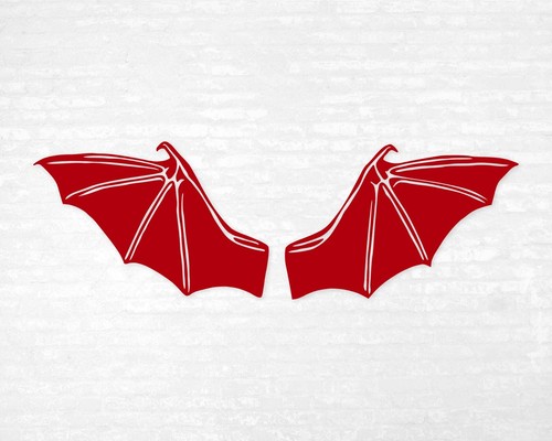 Bat Wings Decal · Gothic Flying Fox Vinyl Art Sticker for Car, Window, Laptop - Picture 19 of 39