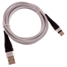 Long 10ft USB-C Cable Charger Cord Type-C Power Wire Braided for Cell Phones