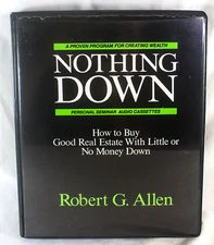 16 Audio Cassettes  Nothing Down How To Buy  Real Estate  Robert G Allen Seminar