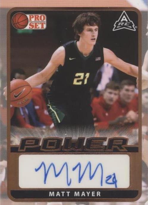 2021-22 Leaf Pro Set Power - Matt Mayer #BA-MM2 - 1 of 2