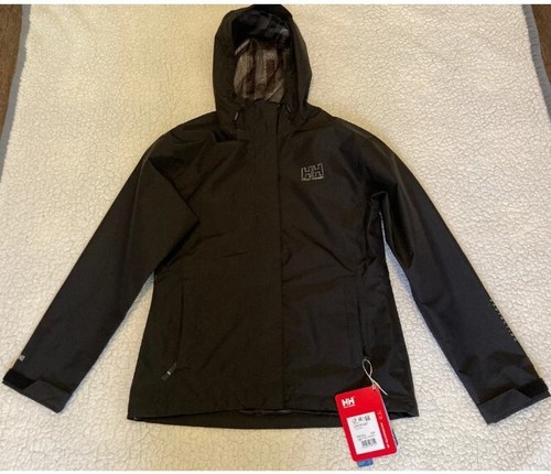 Helly Hansen women Uline Seven J rain Jacket Black packable M - Picture 5 of 13