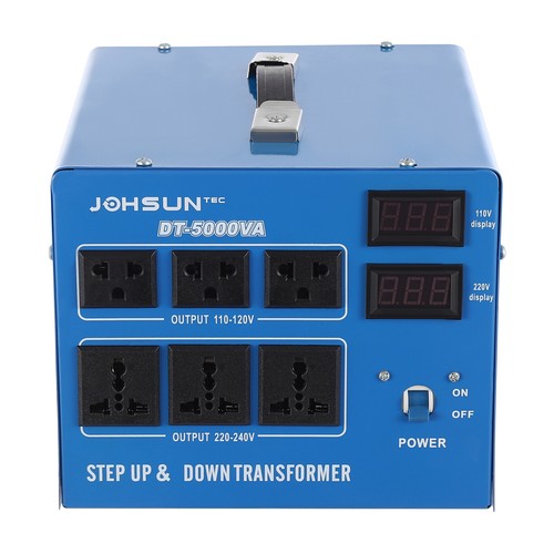 Heavy Duty 5000W Voltage Transformer Step Up/Down 110-120V, 220-240V Converter - Picture 9 of 24