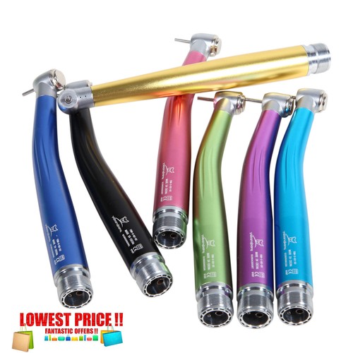 Color-7 NSK Style Dental High Speed Turbine Handpiece Push 2/4Hole FG Bur YBB SA - Picture 4 of 27