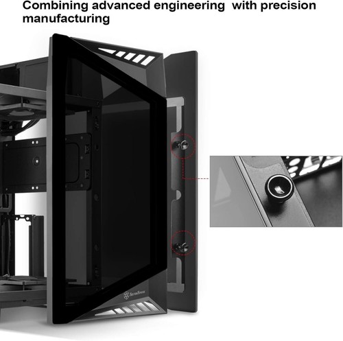 SilverStone Technology LD03B-AF Airflow Version Mini-ITX Case Four Side Tempered - Picture 2 of 8
